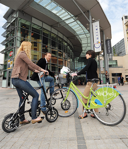 Bicycles available for rental